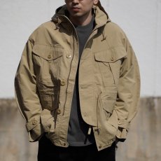 画像1: 【ARMY TWILL】Rip Stop Hooded Coat（Beige） (1)