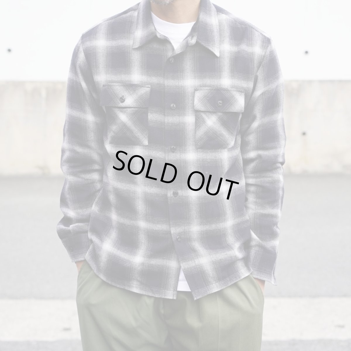 画像1: 【BIG MIKE/ビッグマイク】Light Flannel Shirts/ライトフランネルシャツ (1)