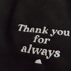 画像3: 【melple×SALVAGE PUBLIC】Thank you Sweat pants (BLACK) (3)