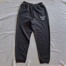 画像1: 【melple×SALVAGE PUBLIC】Thank you Sweat pants (BLACK) (1)