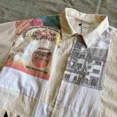 画像7: 【MR.REMAKEMAN】used tote bag remake shirt (WHITE) (7)