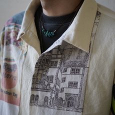 画像3: 【MR.REMAKEMAN】used tote bag remake shirt (WHITE) (3)