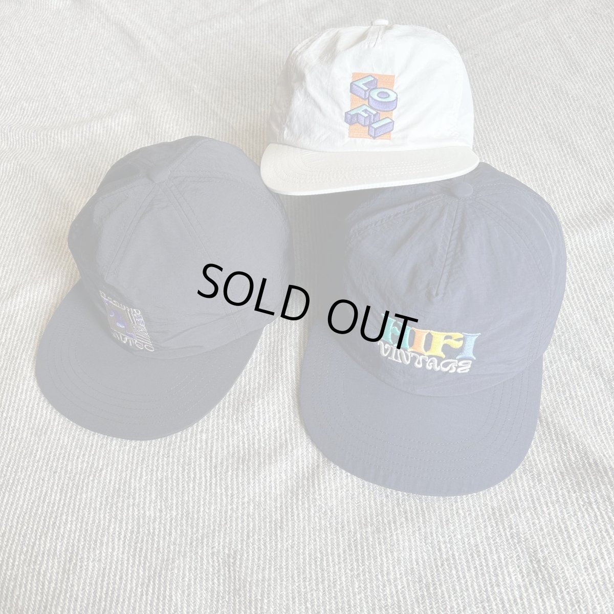 画像1: 【SUBLiME】 NYLON EMB 5PNANEL CAP（3color） (1)