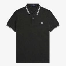 画像2: 【FRED PERRY/フレッドペリー】FRED PERRY SHIRT　M3600（T50: NIGHTGREEN/SNWHT） (2)