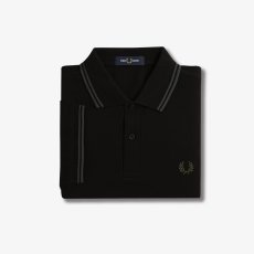 画像1: 【FRED PERRY/フレッドペリー】FRED PERRY SHIRT　M3600（Y43: BLK/CRT GRN） (1)