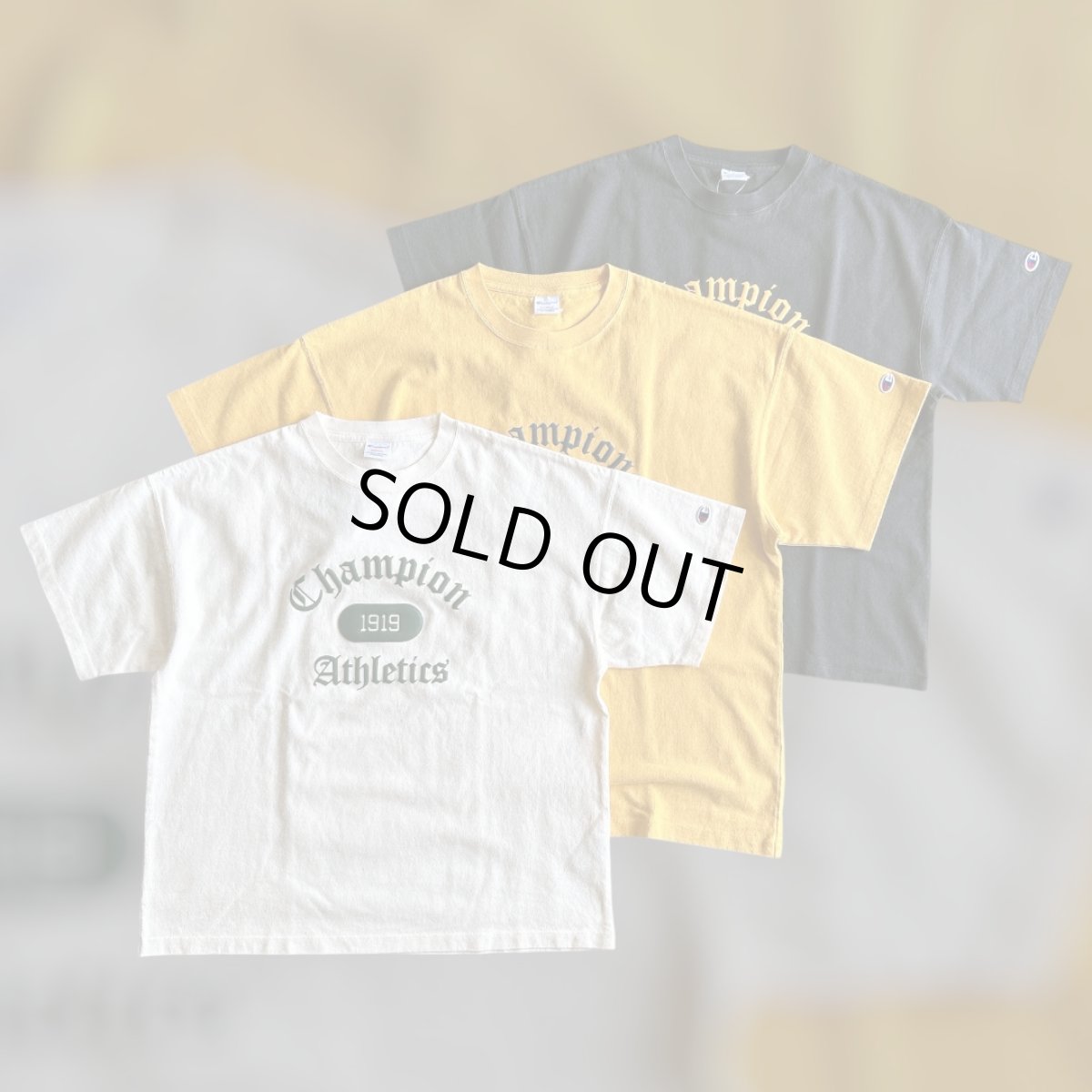 画像1: 【Champion/チャンピオン】ショートスリーブプリントTシャツ（3color） (1)