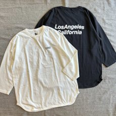 画像1: 【FUNG/ファング】7分袖プリントTee "Los Angeles" (2color)  (1)