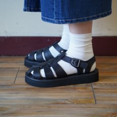 画像4: 【Organic handloom】GURKHA PLATFORM(BLACK) (4)