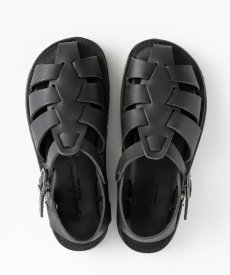画像2: 【Organic handloom】GURKHA PLATFORM(BLACK) (2)