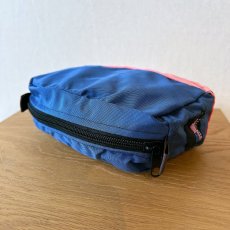 画像8: 【melple/メイプル】ナイロンコンパクトバッグ MADE IN USA（NAVY×ORANGE） (8)