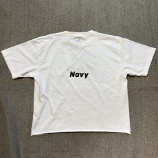 画像3: 【FUNG/ファング】カットオフ半袖プリントTee "MAYBE” (white)  (3)