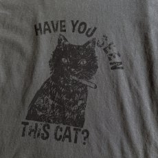 画像5: 【modemdesign/モデムデザイン】"HAVE YOU SEEN THIS CAT?"半袖Tシャツ (3color）  (5)