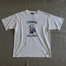 画像2: 【modemdesign/モデムデザイン】FRENCH BUHI USA COTTON S/S TEE (3color） (2)