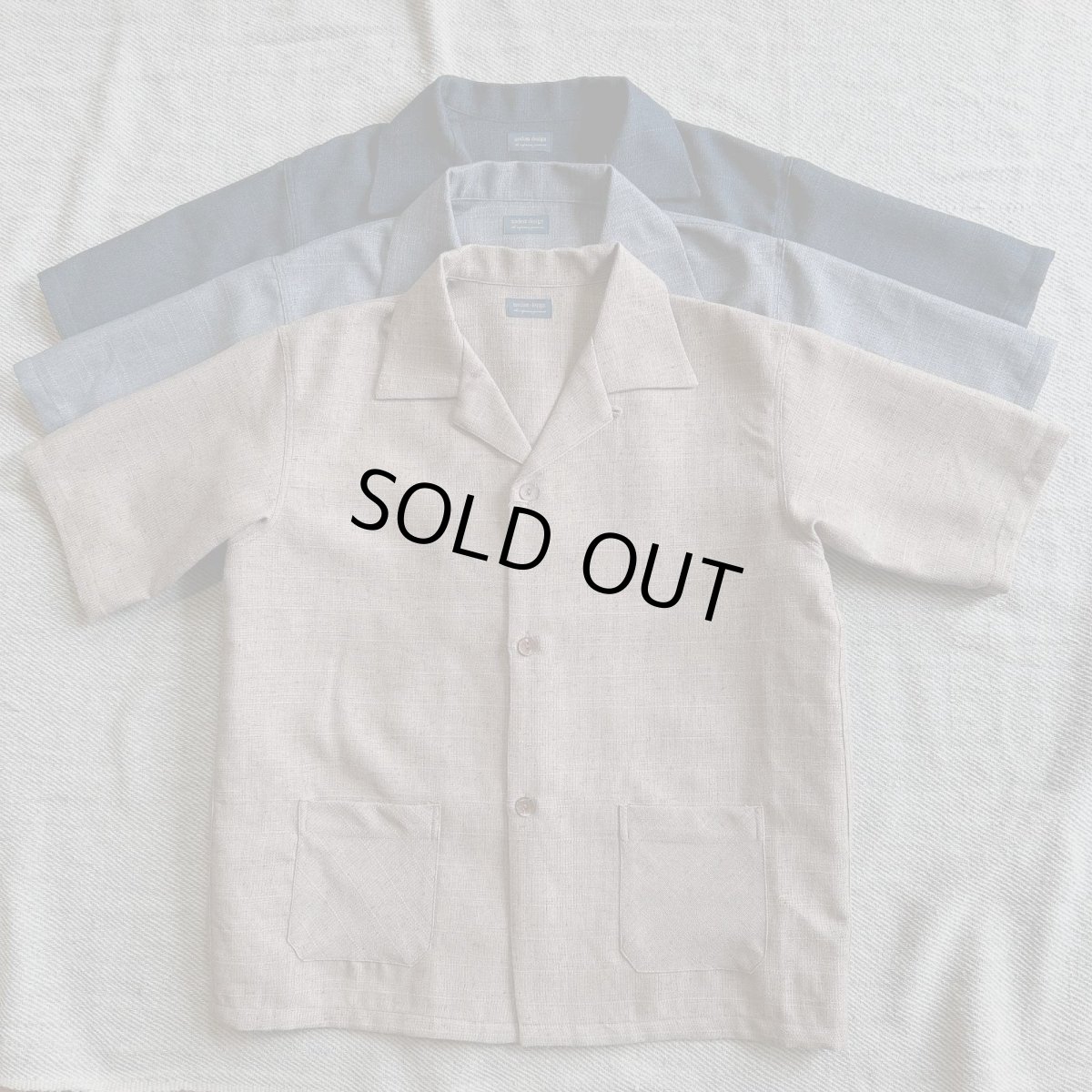 画像1: 【modemdesign/モデムデザイン】beach shirt (3color) (1)