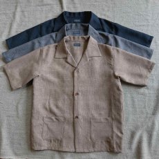画像1: 【modemdesign/モデムデザイン】beach shirt (3color) (1)