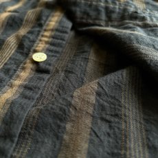 画像5: 【modemdesign/モデムデザイン】standard stripe short sleeve shirt (NAVY) (5)