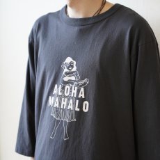 画像10: 【FUNG/ファング】7分袖プリントTee "ALOHA" (BLACK)  (10)