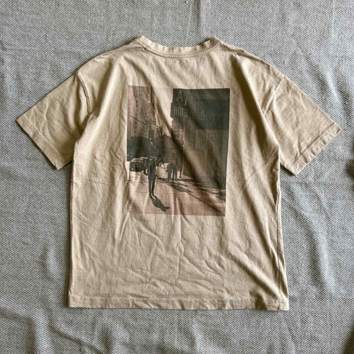 画像1: 【R.O.T】フォトTシャツ「City ​​Of Losangeles」（SAND BEIGE） (1)