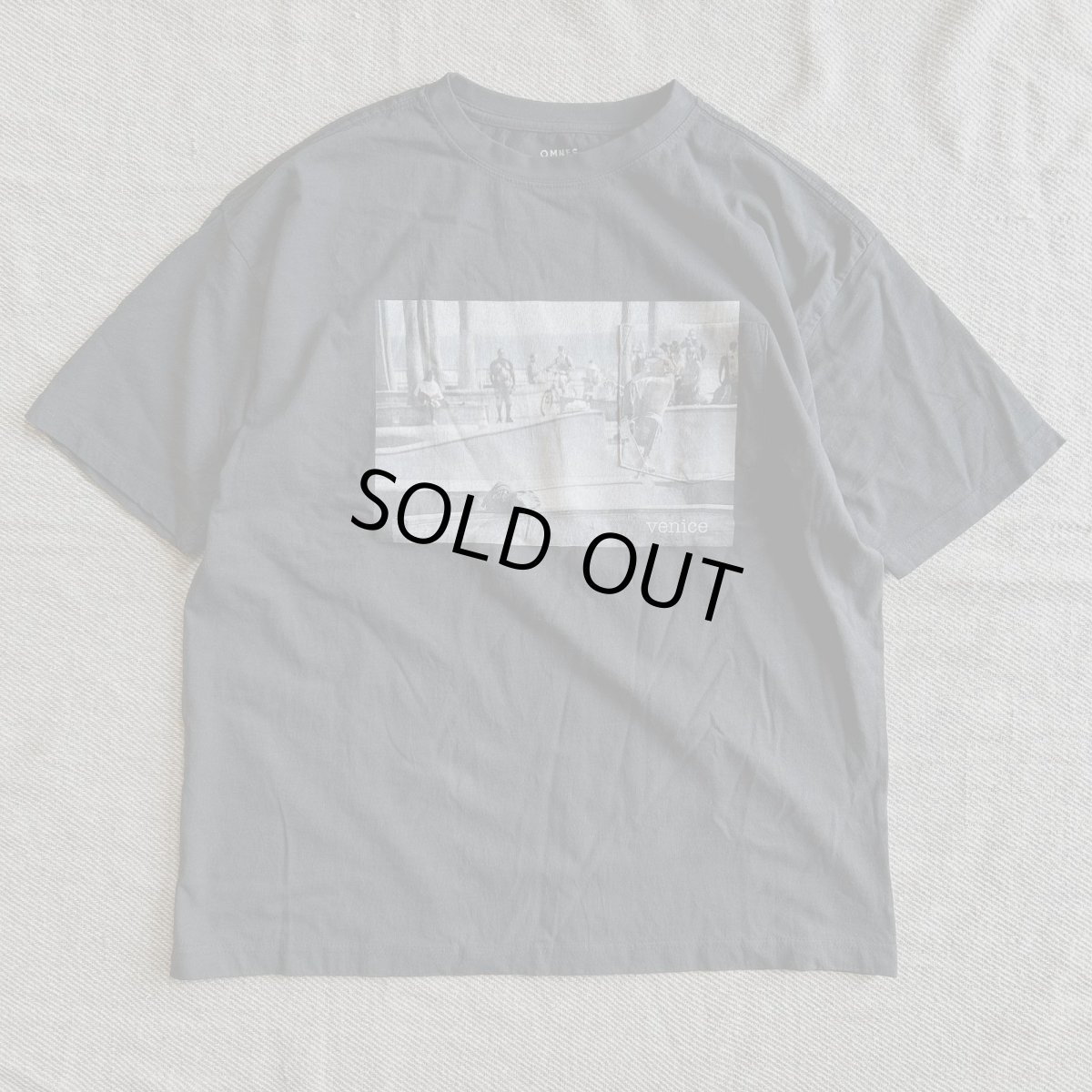 画像1: 【R.O.T】フォトTシャツ「Venice Skate park」（BLACK） (1)