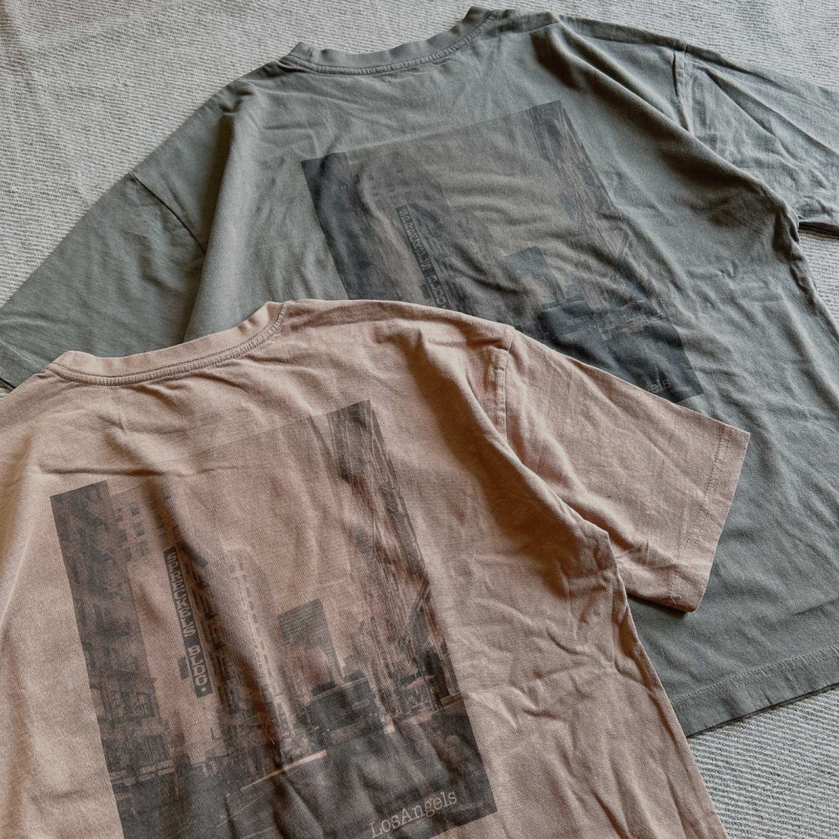 画像1: 【R.O.T】フォトTシャツ「LosAngels Downtown 」（2color） (1)