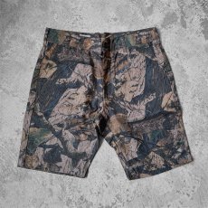 画像2: 【FOB FACTORY】RIPSTOP LEAF CAMO WORK SHORTS（leaf camo） (2)