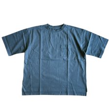 画像2: 【Upscape Audience】USAコットン ピグメント 16/-天竺 グラスポケ付き クルーネック  Tシャツ (5color) (2)