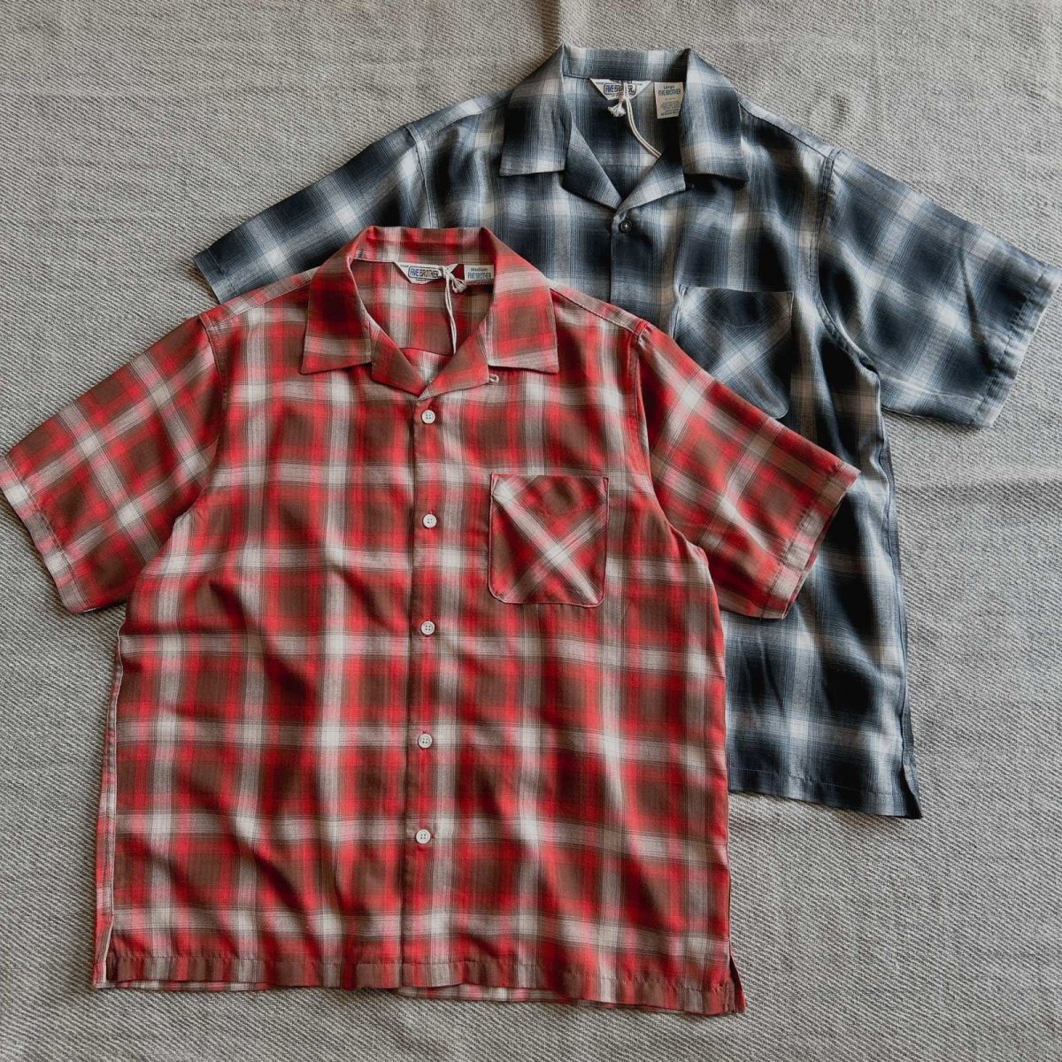 画像1: 【FIVE BROTHER】LIGHT FLANNNEL ONE-OP SHIRTS（2color) (1)