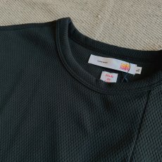 画像2: 【melple/メイプル】Salt Creek Thermal Dolman Sleeve Tee (BLACK) (2)