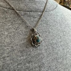 画像1: 【Slow Rise】turquoise necklace (1)