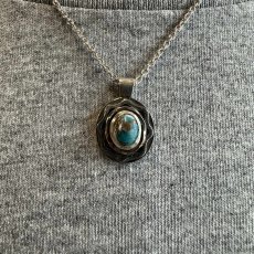 画像3: 【Slow Rise】turquoise necklace (3)