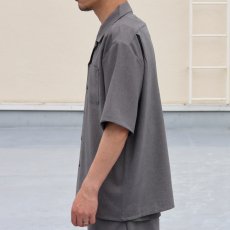 画像2: 【Upscape Audience】NaturemierTM(ナチュレミア)TECH リネンライクオープンカラーハーフスリーブシャツ（3color） (2)
