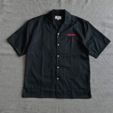 画像6: 【ALCARZA】バック刺繡ボーリングシャツ（WOLF BLACK） (6)