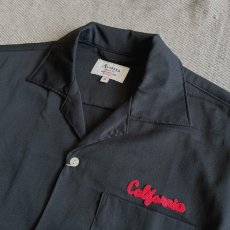 画像8: 【ALCARZA】バック刺繡ボーリングシャツ（WOLF BLACK） (8)