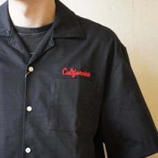 画像2: 【ALCARZA】バック刺繡ボーリングシャツ（WOLF BLACK） (2)