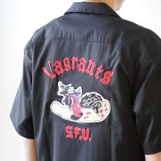 画像5: 【ALCARZA】バック刺繡ボーリングシャツ（WOLF BLACK） (5)