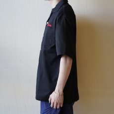 画像3: 【ALCARZA】バック刺繡ボーリングシャツ（WOLF BLACK） (3)