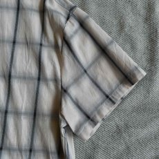画像4: 【Revo.】USEDライクオンブレーチェックシャツ（WHT/BLK） (4)