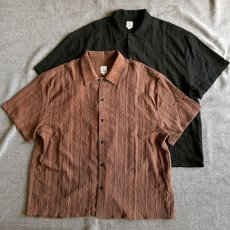画像1: 【Revo.】シアージオメストライプ 半袖シャツ（2color） (1)