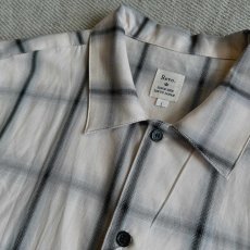 画像3: 【Revo.】USEDライクオンブレーチェックシャツ（WHT/BLK） (3)