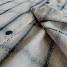 画像6: 【Revo.】USEDライクオンブレーチェックシャツ（WHT/BLK） (6)