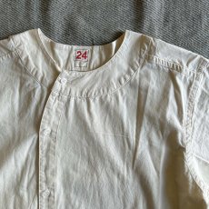 画像3: 【フランスタイプ】ファーマーズシャツ 半袖（WHITE） (3)