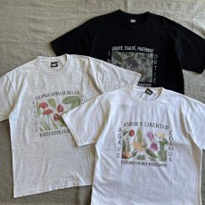 画像1: 【SCREEN STARS】フラワー インクジェット プリント 半袖Tシャツ (3color) (1)