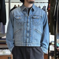 画像2: 【Wrangler/ラングラー】70's US ORIGINALS 復刻モデル / 24MJZ デニムジャケット（USED WASH） (2)