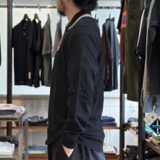 画像3: 【FRED PERRY/フレッドペリー】LS TWIN TIPPED FREDPERRY Shirt（350：BLACK） (3)