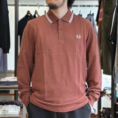 画像1: 【FRED PERRY/フレッドペリー】LS TWIN TIPPED FREDPERRY Shirt（Z51：WHISKY BROWN / ECRU） (1)