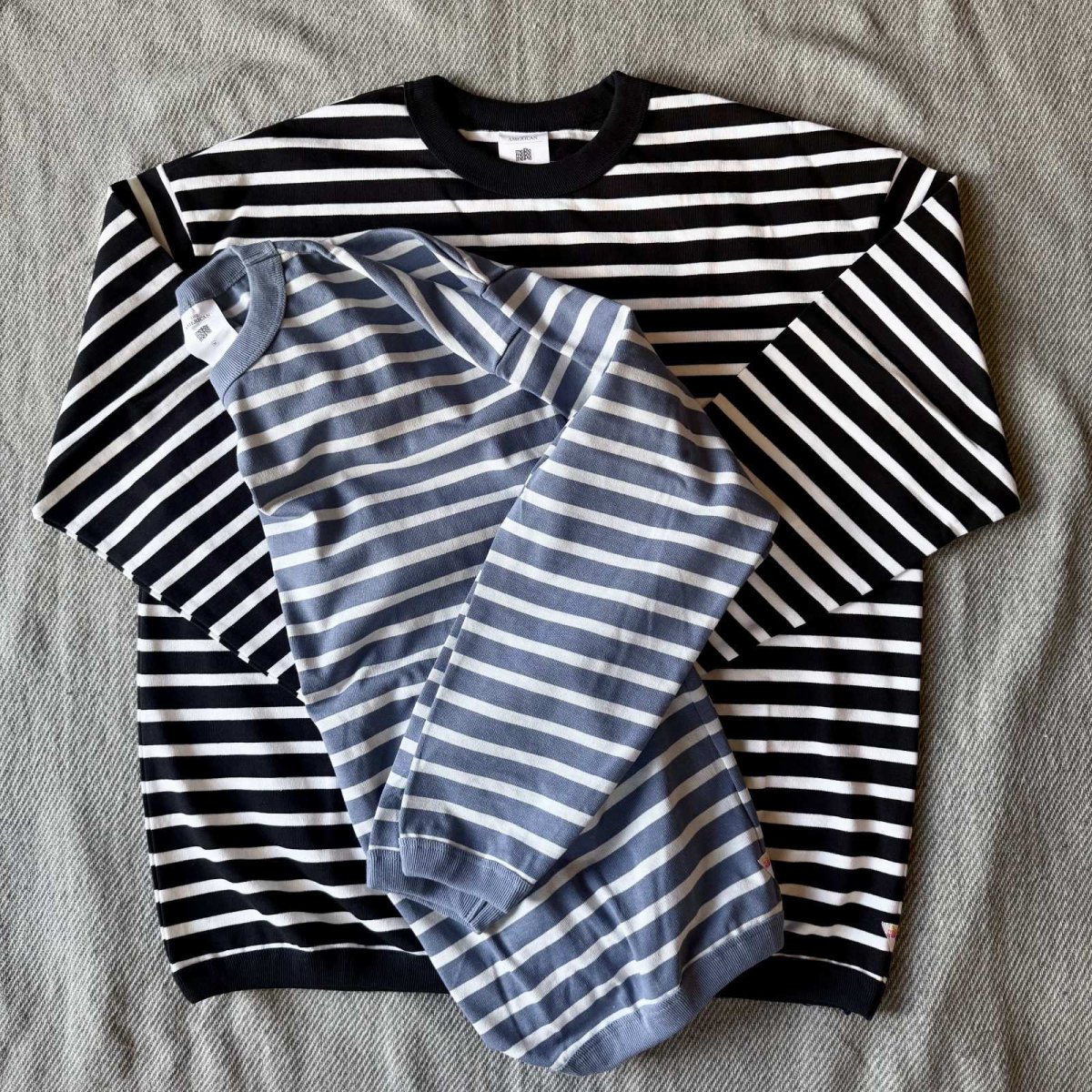 画像1: 【melple/メイプル】The American Ringer Border L/S Tee  (2color) (1)