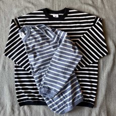 画像1: 【melple/メイプル】The American Ringer Border L/S Tee  (2color) (1)