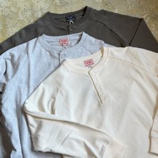 画像1: 【BIGMIKE/ビッグマイク】10オンス ヘンリーネック L/S Tシャツ（3color） (1)