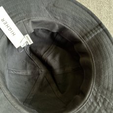 画像4: 【HIGHER/ハイヤー】FRENCH OXFORD CINCH BUCKLE HAT (BLACK) (4)