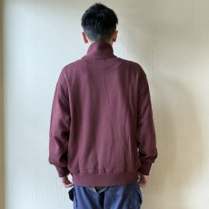 画像4: 【FIDELITY/フィデリティ】N/C SWEAT HALF SNAP（RED BROWN） (4)